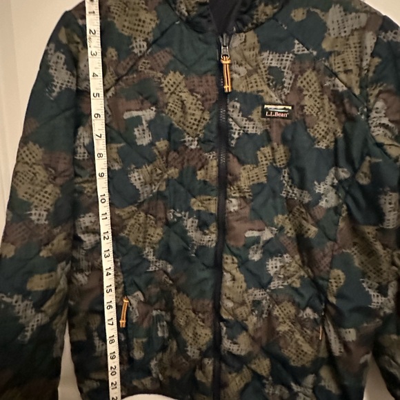 L.L. Bean Camouflage Reversible Jacket Boys Large - Picture 9 of 15